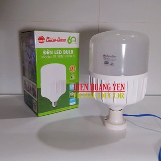 Đèn led Rạng Đông 50w trụ đui xoáy e27 hàng chính hãng