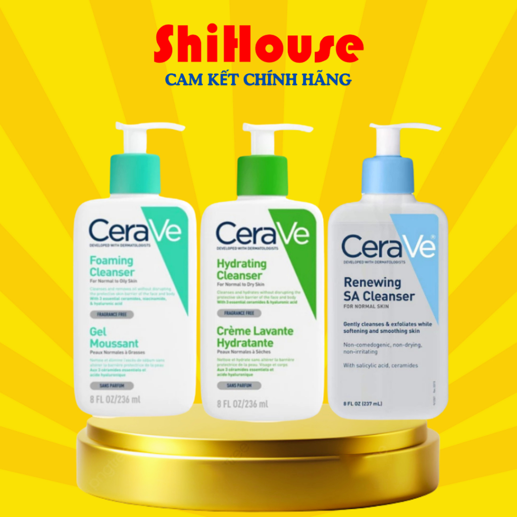 Sữa rửa mặt dịu nhẹ Cerave