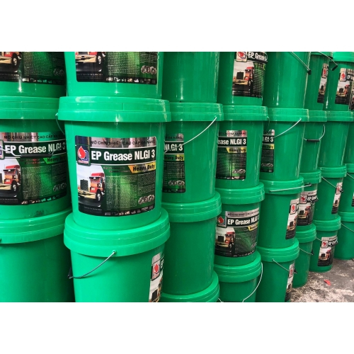 Mỡ Chịu Nhiệt Đa Năng EP Grease (EP000, EP00, EP0, EP1, EP2, EP3) (Xô 15kg) Xanh