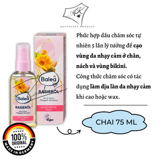 [ Hàng Đức ] Bọt, gel cạo lông nội địa Đức - Balea