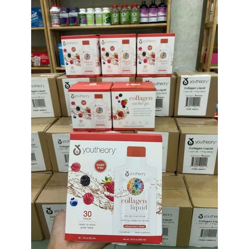 COLLAGEN dạng nước YOUTHEORY COLLAGEN LIQUID BERRY FLAVOR