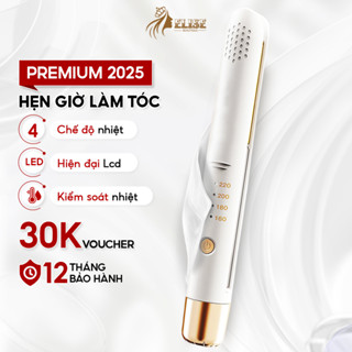 Máy bấm phồng chân tóc mini ELISE chân vuông, máy dập phồng tóc 4 mức độ chỉnh nhiệt