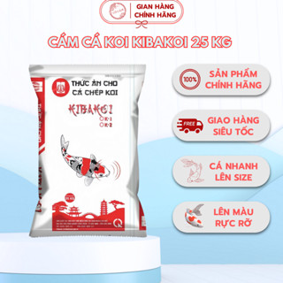 Cám Kibakoi / cám Ninakoi 25 kg nguyên bao, cám tăng màu tăng size cho cá koi