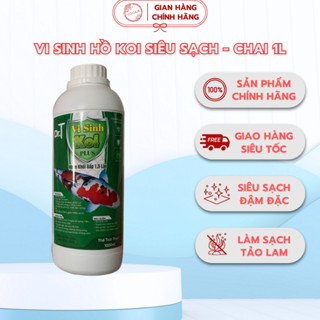 Vi sinh hồ koi siêu sạch 1 lít dùng 100 khối nước