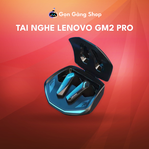 Tai nghe không dây LENOVO GM2 PRO Bluetooth 5.3 TWS chơi game HD âm thanh nổi đèn RGB và Micro