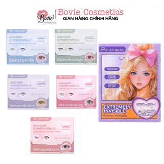 Miếng dán kích mí tàng hình MLEN DIARY phù hợp mọi dáng mắt, không lộ cả khi không makeup