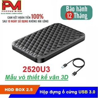  Box ổ cứng 2.5 inch SATA USB 3.0 Orico 2520U3  25PW1-U3  2577U3 - Hàng chuẩn chính hãng 