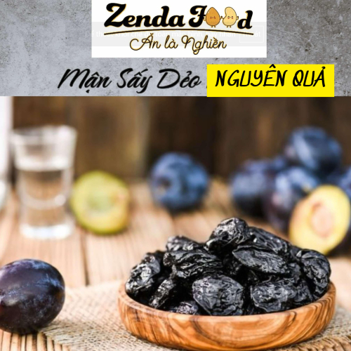  Mận sấy dẻo nguyên quả ZENDAFOOD ăn vặt healthy ít ngọt 
