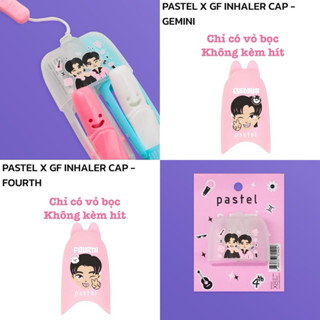 Vỏ bọc hình thú ống hít mũi Pastel Inhaler Cap ( Không Kèm Ống Hít )