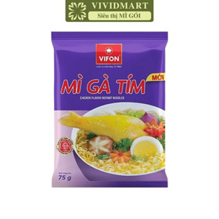 [GÓILẺ] - VIFON - Mì gà tím Vifon, Mì Vifon gà tím, Mì gà Vifon gà tím, Mì gói gà tím ăn liền Vifon mì ăn liền (75g/gói)