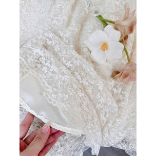 ĐẦM MAXI REN ĐÍNH NƠ (100% ảnh thật)