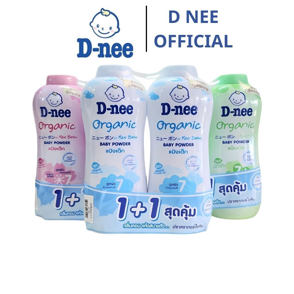 (NHẬP KHẨU) Phấn Rôm Dnee Baby Powder 350g Thái Lan