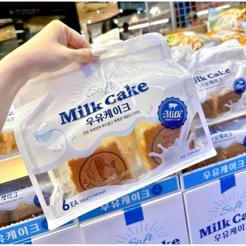 Bánh milk cake Hàn Quốc