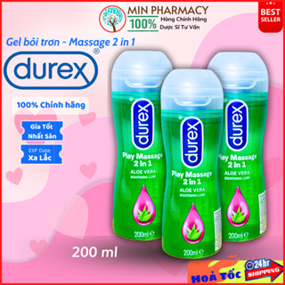 Gel bôi trơn DUREX Play Massage 2in1 Chính hãng (200ml) - Minpharmacy