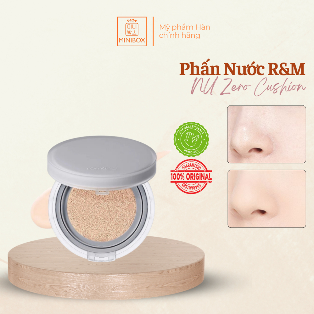 Phấn Nước ROMAND NU Zero Cushion 15g