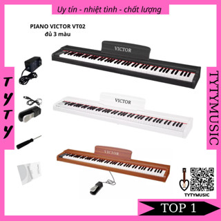   Xả Kho  Piano Victor VT02 đủ 88 phím - Piano điện 88 phím tốt nhất tầm giá 