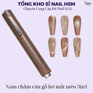  Nam Châm Hơ Mắt Mèo 3in1 Đa Năng Cây Hơ Mắt Mèo Đa Năng Chuyên Dụng Hơ Mắt Mèo Phụ Kiện Nail - HSM 