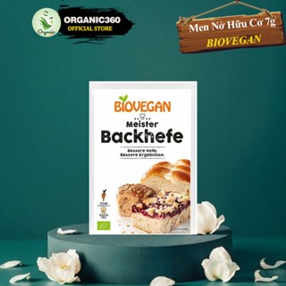 Men Nở Hữu Cơ BIOVEGAN Backhefe Gói 7g Dùng Cho 500g Bột Mì Làm Bánh