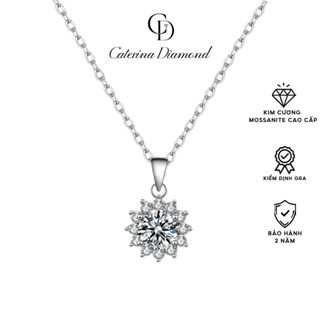 Dây chuyền kim cương Moissanite 1 Carat Caterina Diamond Sunflower DN030WH
