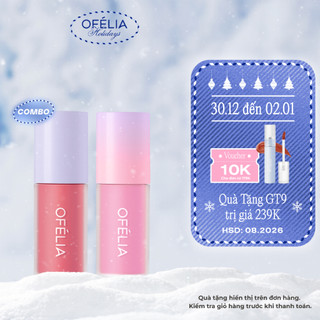 Combo 2 Má Hồng Kem OFÉLIA Lolli Liquid Blush (2 x 4.3g)