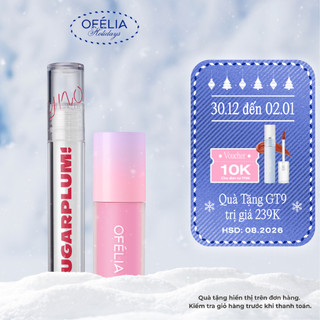 Combo Son Và Má Hồng OFÉLIA SUGARPLUM - MistyNow Blurring Tint + Lolli Liquid Blush (3.8g x 4.3g)