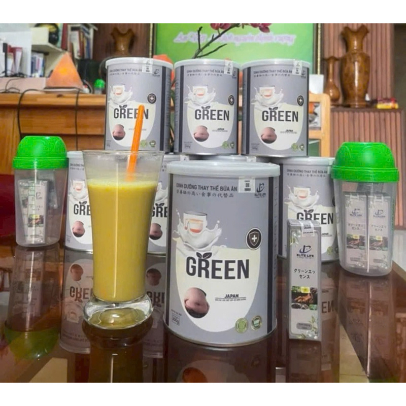 COMBO 3 HỘP (Tặng kèm ly lắc ) - Bột Chuyển Hoá Green Elife Giảm Béo Phì , Thanh Lọc Cơ Thể, Tăng Cường Hệ Miễn Dịch