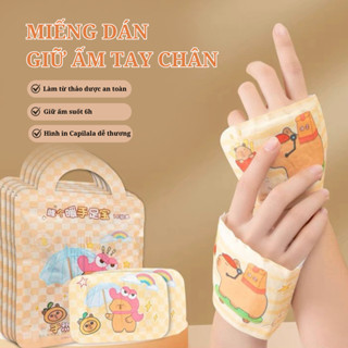 10 Miếng Dán Giữ Ấm Tay Chân, Túi Sưởi Ấm Tay Chân, Miếng Dán Giữ Nhiệt Mùa Đông