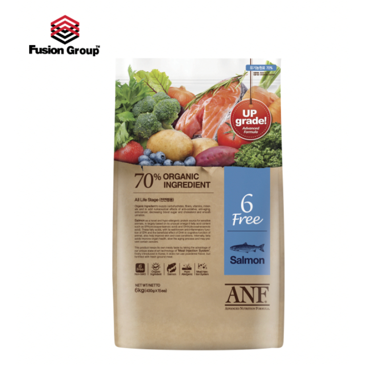 (6kg) Thức ăn hạt hữu cơ cho chó ANF 6Free_Olong Studio.