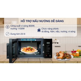 Lò vi sóng có nướng Samsung MG23T5018CKSV 23 Lít công suất 800w