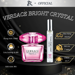 Nước Hoa Nữ chiết 10ml chính hãng Versace Bright Crystal