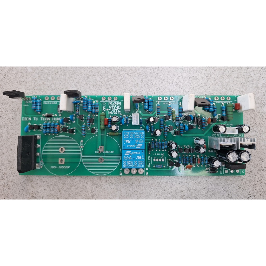 MẠCH CÔNG SUẤT 4 SÒ 2 KÊNH,SANKEN 2 VÍT A1216,C2922,HOẶC A1943,C500..