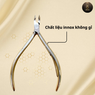 Combo 10 kềm bán nguyệt trắng làm nail chất liệu cao cấp, thiết kế mũi kiềm dễ cắt, an toàn sử dụng