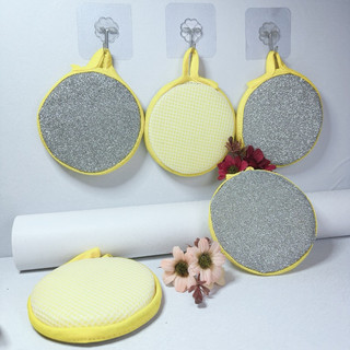 combo 2 miếng bọt biển rửa chén 2 mặt tạo bọt tốt, Miếng rửa chén thần thánh tạo bọt, miếng rửa chén tròn