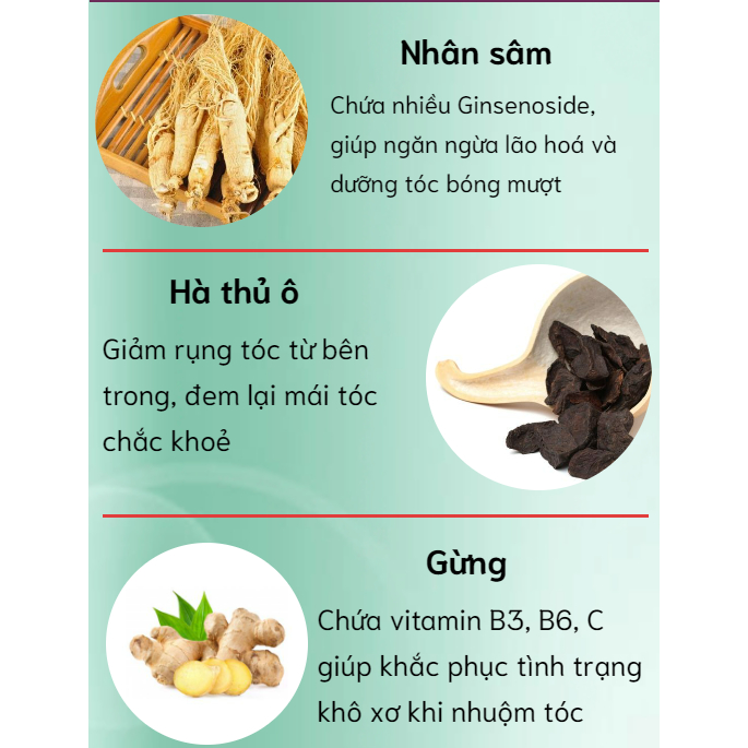 Dầu gội phủ bạc Plant Extract ZHIHUASHI - Dầu gội nhuộm tóc thảo dược bền màu lâu phai, tạm biết mái tóc muối tiêu
