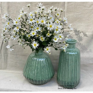 Lọ hoa Bát Tràng - Bình hoa gốm sứ Bát tràng men hỏa biến sang trọng cắm hoa ly hoa đào, cành lựu, tuyết mai