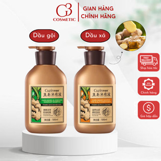 Cặp dầu gội xả gừng CUZIN chống gầu giảm rụng tóc, mềm mượt tự nhiên, an toàn cho mẹ bầu G3COSMETICS
