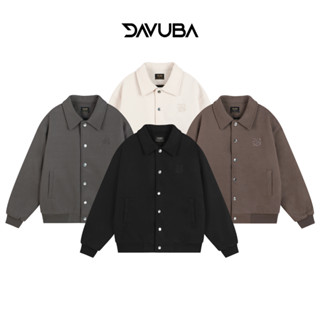 Áo khoác Varsity Dreams DAVUBA dạ trần bông ba lớp form rộng nam nữ SM048