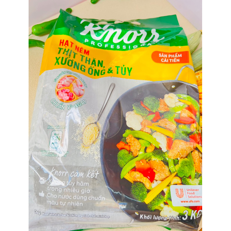 HẠT NÊM XƯƠNG ỐNG KNORR GÓI 3KG -5KG
