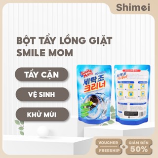 Bột Tẩy Lồng Máy Giặt SmileMom 450g, Bột Vệ Sinh Lồng Máy Giặt Hàn Quốc