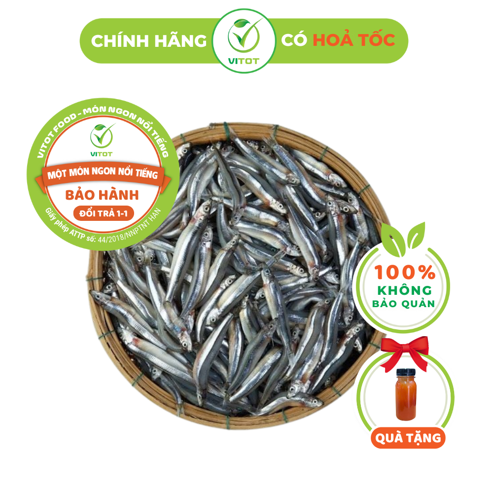 [HỎA TỐC] Cá Cơm Tươi VITOT Giàu Chất Dinh Dưỡng