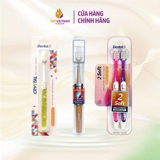 [NEW] Combo 2 Bàn Chải Đánh Răng Cao Cấp Dental B Lông Chải Siêu Mềm Sạch Hết Mảng Bám Tránh Chảy Máu Chân Răng