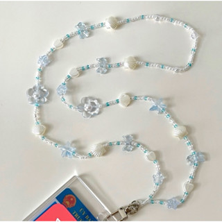 Mẫu thiết kế độc quyền | Dây đeo thẻ học sinh, sinh viên 40cm MÀU XANH |tiemcualyn handmade