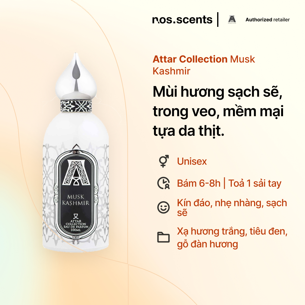 Nước hoa nosscents Attar Collection - Musk Kashmir