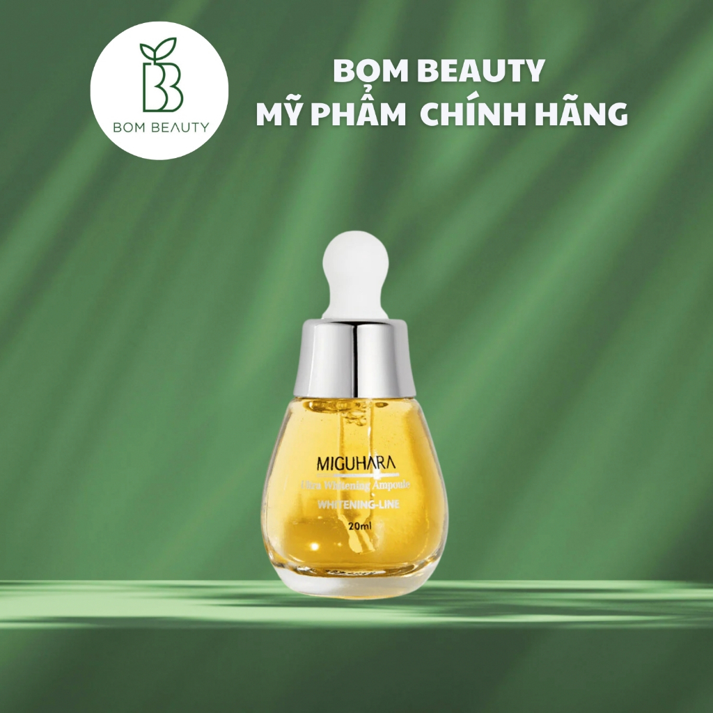 XẢ - T10/2026  35ml - Tinh chất dưỡng trắng MIGUHARA Ultra Whitening Perfect Ampoule
