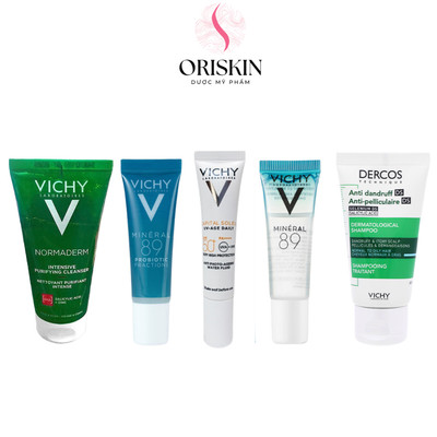 Minisize Vichy Rửa Mặt, Serum 89, Dầu Gội, Chống Nắng Dùng Thử Và Mang Đi Du Lịch