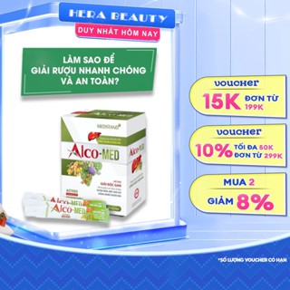 Alco-Med Hỗ Trợ Giải Rượu Bia Giải Độc Gan Giảm Mệt Mỏi Buồn Nôn Sau Khi Tiếp Khách