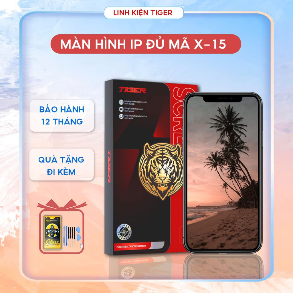Màn hình thay thế cho IPX/11/12/13/14/15/P/PMax , màn hình TIGER chính hãng , bảo hành 12 tháng