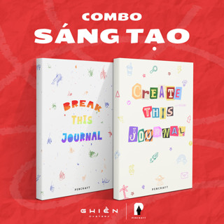 Combo Sổ Tay Sáng Tạo&Phá Cách – Nhật Ký Khơi Nguồn Cảm Hứng, Thể Hiện Cá Tính Độc Đáo|Ghiền Mystery