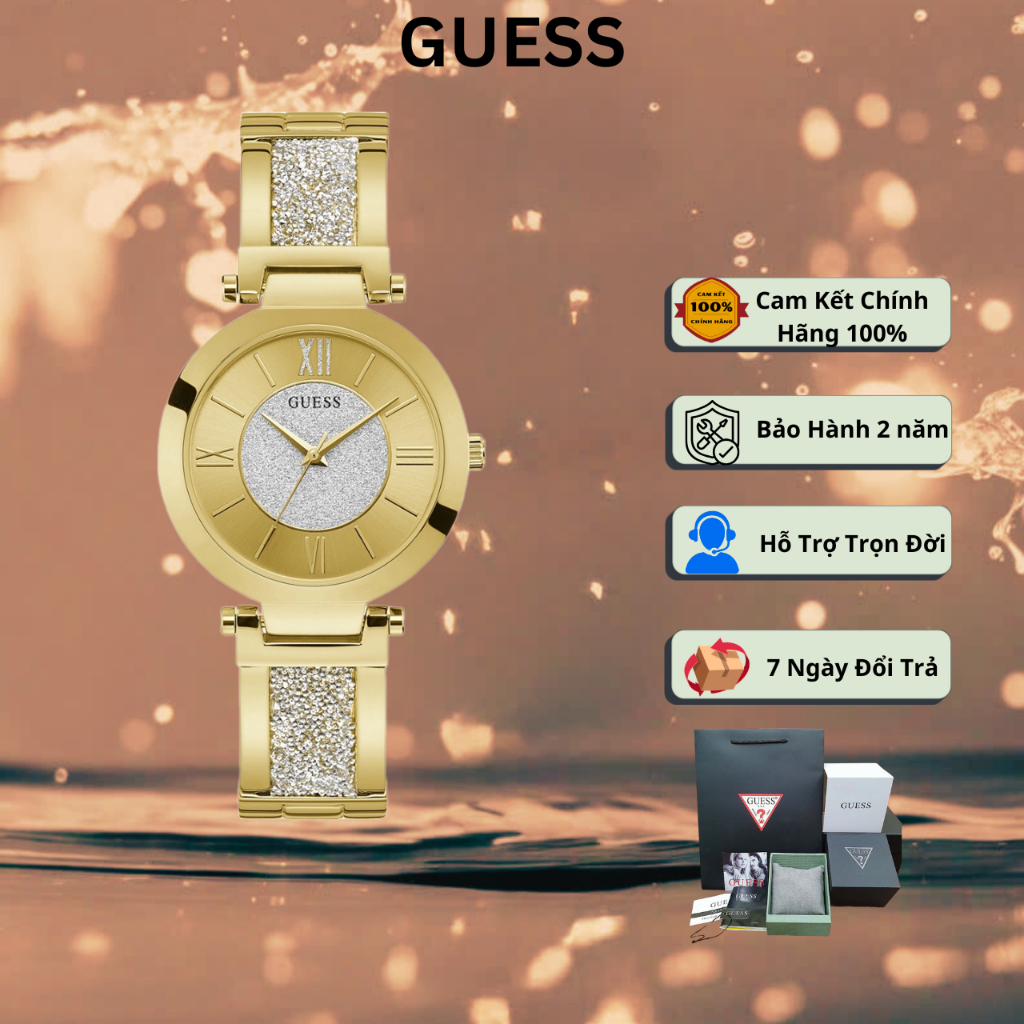 Đồng Hồ Nữ GUESS ANALOG WATCH W1288L2,Size:36mm Một Phiên Bản Đầy Cuốn Hút Nhà Guess