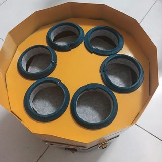 Máy lau 6 bi bida